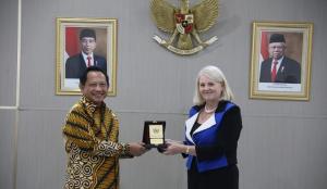 Usai Kunjungi Amerika Serikat, Menteri Dalam Negeri Australia Karen Andrews Temui Mendagri Tito di Jakarta