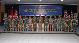 Prajurit Kodiklat TNI AL Terima Sosialisasi Pengadaan Barang dan Jasa