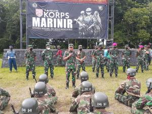 Siswa Dikko Marinir TNI AL Latihan Dopper