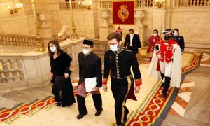 Dubes Muhammad Najib Serahkan Surat Kepercayaan sebagai Dubes RI untuk Spanyol ke Raja Felipe VI