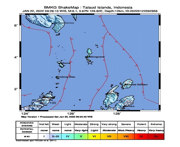 Meski Guncangan Gempa M6,1 Kuat, Warga Kepulauan Sangihe Tidak Kepanikan