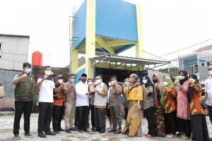Dirjen Bina Pemdes Kemendagri Tinjau Program Pamsimas Desa Sumber Jaya Kabupaten Bekasi