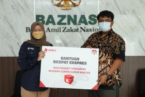 Melalui BAZNAS, SiCepat Ekspres Ringankan Beban Masyarakat Terdampak Gempa Sumur Banten