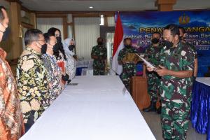 Kodiklat TNI AL Laksanakan Penandatangan Kontrak Bersama Secara Kolektif