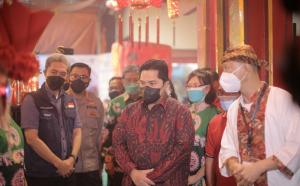 Hadiri Cap Go Meh di Bogor, Erick Thohir: Perbedaan Menjadi Sebuah Kenikmatan