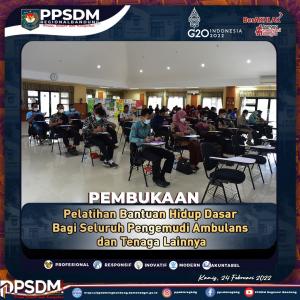 PPSDM Kemendagri Regional Bandung Bekali Sopir Ambulans Pelatihan Bantuan Hidup Dasar