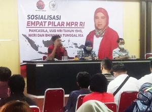 Wakil Ketua Komisi VIII DPR RI, Diah Pitaloka Sosialisasi Empat Pilar di Kota Bogor