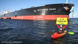 Kapal Tanker Pertamina Dicegat Greenpeace dalam Pelayaran dari Rusia: Perlu Akselerasi Penggunaan Hidrogen sebagai Pengganti BBM dan BBG Fosil