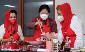 Di Acara Demo Memasak Kuliner Nusantara, Puan Pamerkan Kepandaian Memasak
