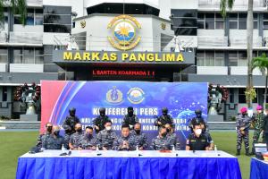 TNI AL Gagalkan Penyelundupan 179 kg Kokain senilai Rp 1,25 Triliun