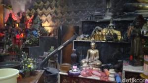 Vihara Terbesar di Makassar Terbakar Usai Ibadah Waisak