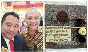 Dr Drs Bahtiar M.Si Ucapkan Selamat Ulang Tahun kepada Pemred Indonews.id Dr Asri Hadi