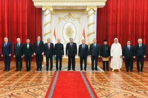 Duta Besar Fadjroel Rachman Menyerahkan Surat Kepercayaan Kepada Presiden Republik Tajikistan