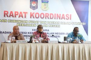 Gelar Rapat Koordinasi di Papua, BSKDN Kemendagri Kumpulkan Saran untuk Tingkatkan Kinerja Pemda