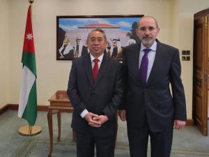 Kunjungan Kehormatan Duta Besar RI Amman kepada Menlu Yordania