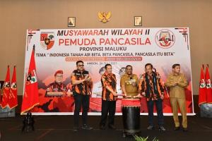 Buka Acara Pemuda Pancasila Provinsi Maluku, Ketua MPR RI Bamsoet Ajak Bangun Narasi Kebangsaan
