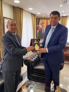 Kunjungan Kehormatan Duta Besar RI Amman kepada Menteri Perburuhan Yordania