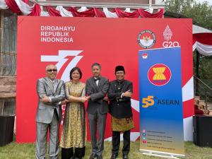Peringatan 55 tahun ASEAN di KBRI Nur Sultan, Dubes Fadjroel Dorong Kolaborasi Kawasan