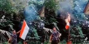 Darurut Ini! Polisi Ungkap Motif Tentara Aceh Merdeka Dalangi Pembakaran Bendera Merah Putih