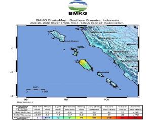 Gempa M6,4 di Kepulauan Mentawai, Tidak Berpotensi Tsunami