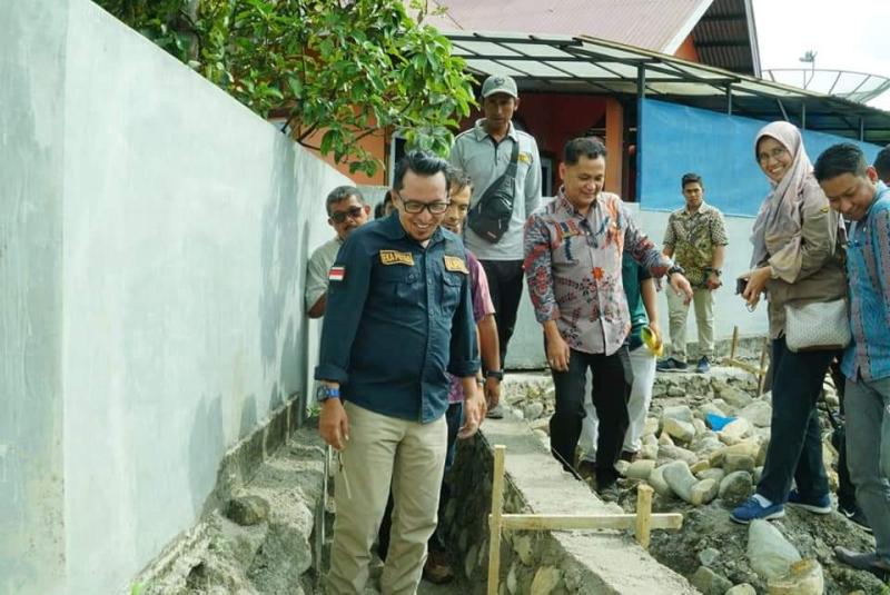 Bupati Tanah Datar Eka Putra Ingatkan Kontraktor Kerjakan Proyek Tidak Asal Jadi