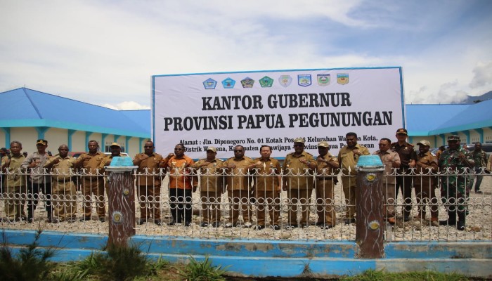 Pokja III Satgas Pengawalan DOB Lakukan  Verifikasi dan Tinjau Calon Pusat Pemerintahan Papua Pegunungan