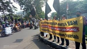 Empat Elemen Massa Gelar Demo Tolak Kenaikan Harga BBM di Bogor