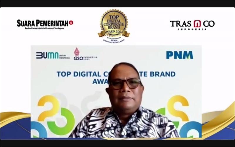 PNM Raih Penghargaan TOP Digital Corporate Brand Award 2022
