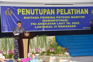TNI Angkatan Laut Latih Ratusan Babinpotmar untuk Membina Masyarakat Maritim