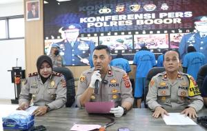Lima Pelaku Begal Jalanan Ditangkap Satreskrim Polres Bogor