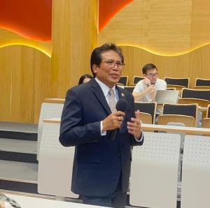 Dubes Fadjroel Mengisi Kuliah Umum dan Meresmikan Indonesian Corner di Universitas Kazguu Kazakhstan