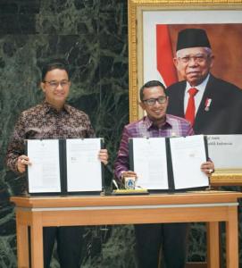 Bupati Tanah Datar Tanda Tangani Kerjasama dengan Gubernur DKI dalam Bidang Pariwisata dan Ketahanan Pangan