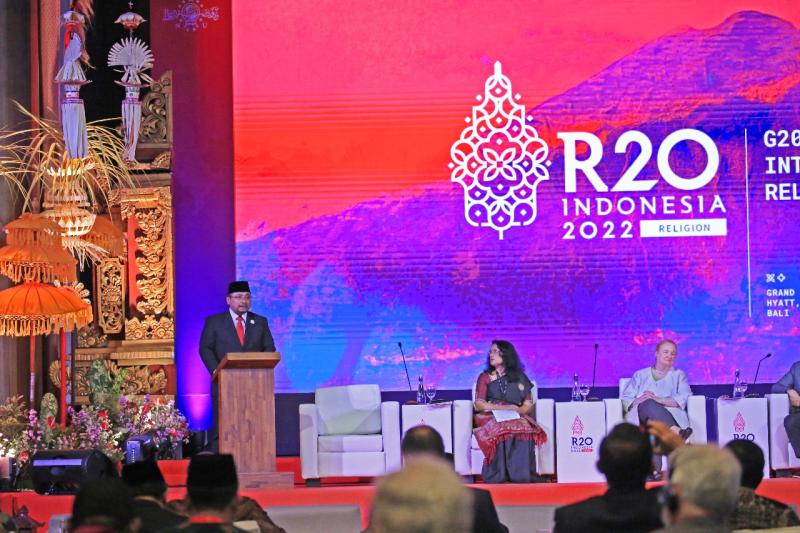 Di Forum R20 G20, Menag Bicara Pancasila dan Keberhasilan Indonesia Hadapi Pandemi