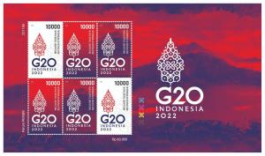Sambut KTT G20, Pos Indonesia Rilis Prangko Instimewa Seri G20