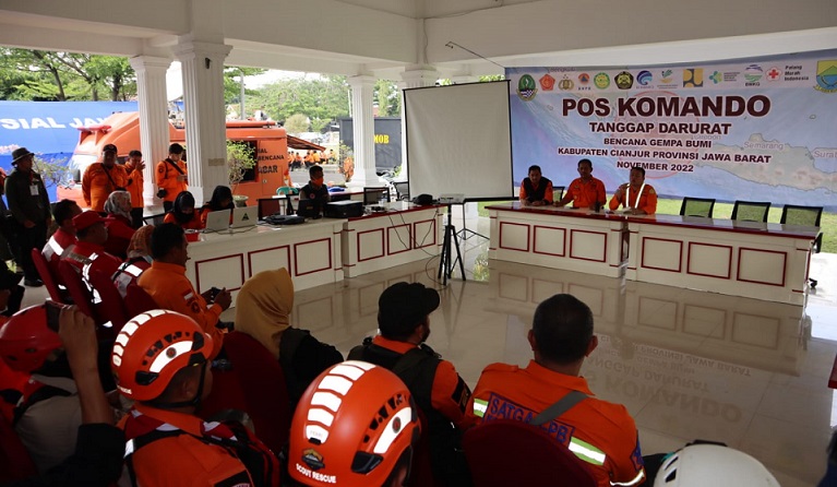 BNPB Koordinasikan Percepatan Penanganan Gempa Cianjur M5,6