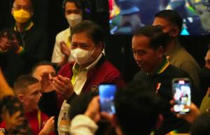 Menko Airlangga Dampingi Presiden Jokowi Resmi Buka The 8th Junior Wushu Championships 2022