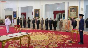 Presiden RI Joko Widodo Lantik Laksamana Yudo Margono Jadi Panglima TNI