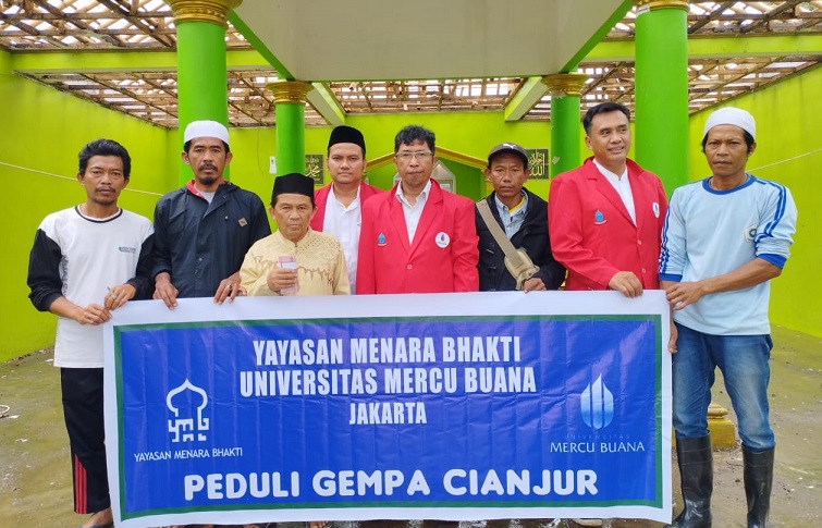 Gempa Cianjur: UMB Salurkan Bantuan Perbaikan Sarana Ibadah dan Pendidikan