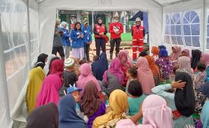 Mahasiswa Universitas Paramadina Beri Dukungan Psikososial Penyintas Gempa Cianjur