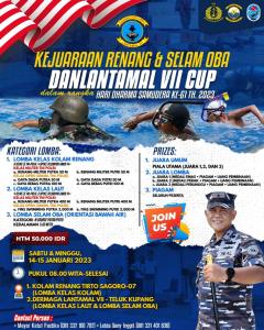TNI AL Adakan Kejuaraan Renang dan Selam Danlantamal VII Cup