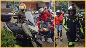 Diguyur Hujan, Berikut Perjalanan Touring Imlek Legend Riders Hari Pertama