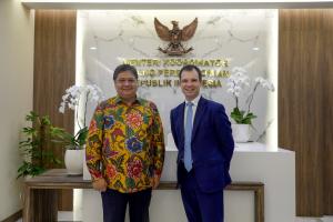 Menko Airlangga Bertemu Menteri Ekspor Kerajaan Inggris Bahas Penguatan Ekonomi Digital Hingga Dukungan Bagi Keketuaan Indonesia di ASEAN 2023