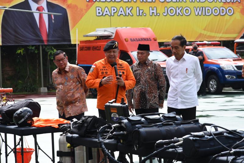 Kunjungi Basarnas, Presiden: Kecepatan Respon Basarnas, Sangat Cepat