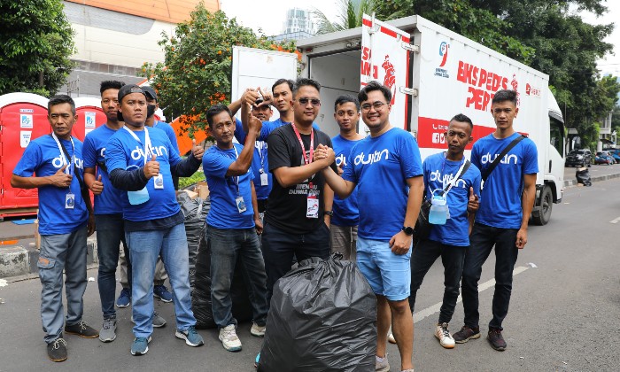 Implementasikan Green Corporate, SiCepat Daur Ulang Sampah Acara FunRunThon