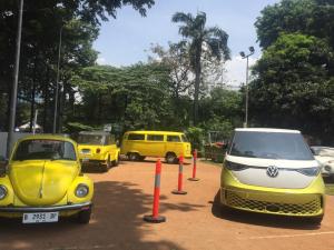 Komunitas VW Klasik Kumpul di Jacmu, VW Kombi Listrik Jadi Ikon