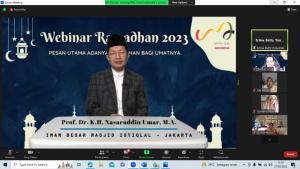 Mitra Seni Indonesia Hadirkan Imam Besar Masjid Istiqlal KH Nasaruddin Umar Menyambut Bulan Suci Ramdhan 2023