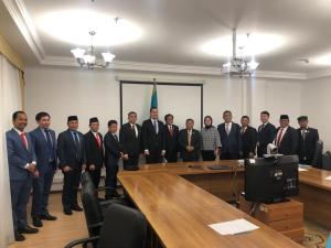 Pertemuan Delegasi Komite I DPD RI Dengan Kementerian Ekonomi Nasional Kazakhstan