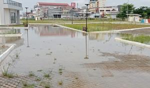 Habiskan Anggaran Rp 35 Milyar, RTH di Jambi Kini Kebanjiran