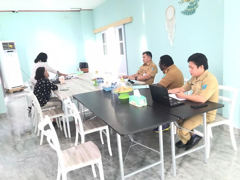 Audiensi Pj Bupati Maybrat Bersama Kakanreg XIV BKN Manokwari