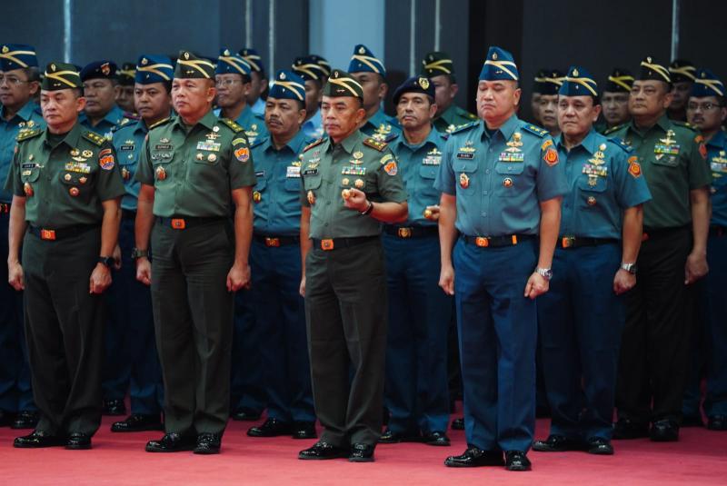 59 Pati TNI Resmi Menyandang Pangkat Baru